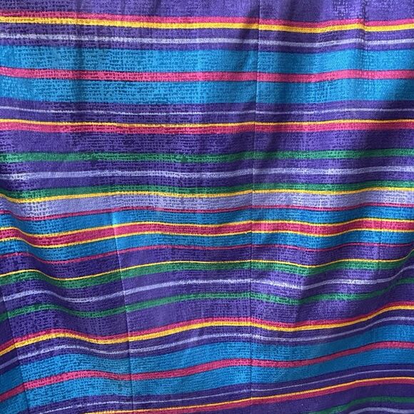 Adrianna Papell Women's Jacket Silk Stripes Purple/Multi - 12P Petite Size 12 - Picture 6 of 8